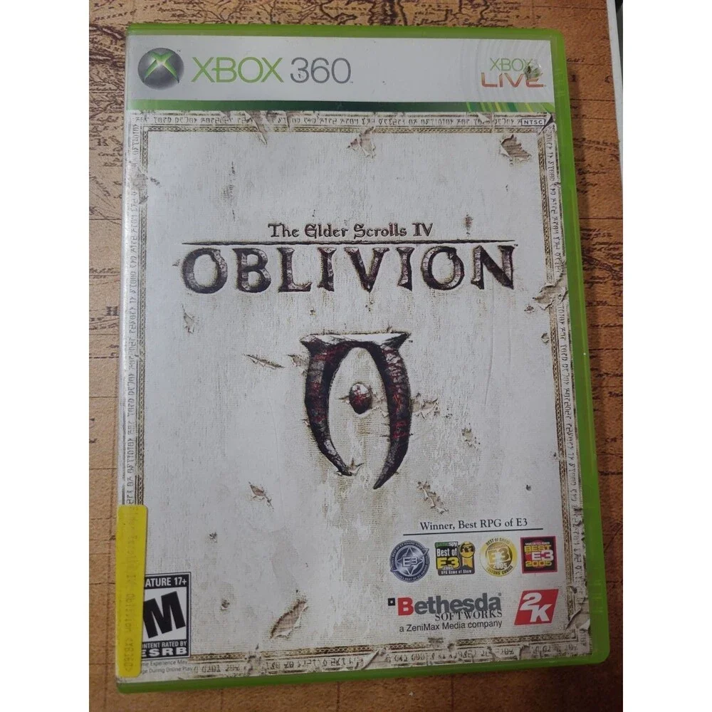 Bethesda Softworks The Elder Scrolls IV: Oblivion Xbox 360 w/ Case & Manual